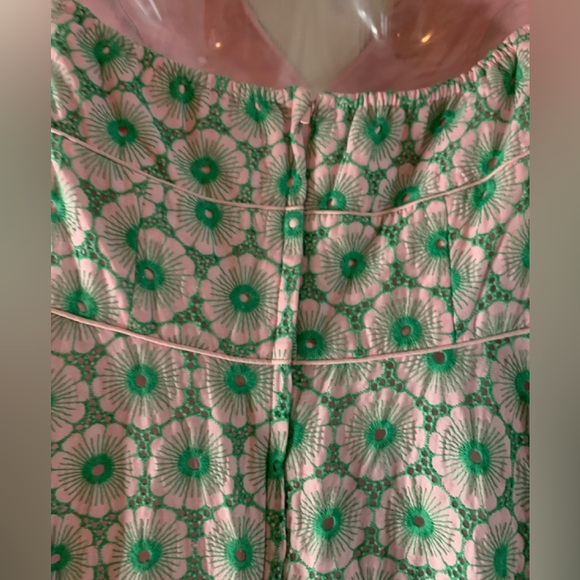 Lilly Pulitzer Vintage  Green and Pink Halter Dress - Picture 6 of 8